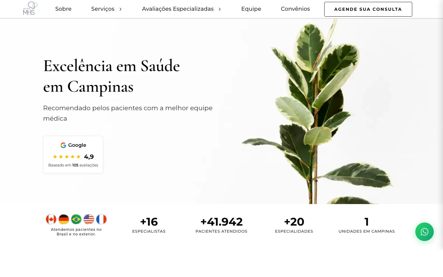 Instituto MHS · homepage